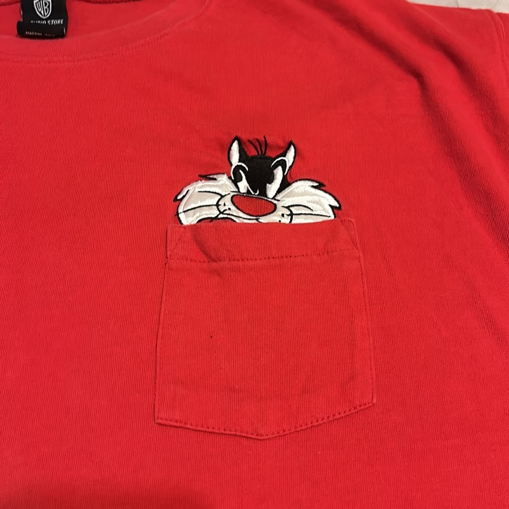 Vintage Warner Bros. Sylvester Pocket Tee 1998